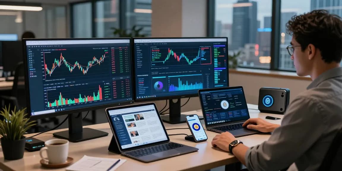 Cricbet99 cryptocurrency trading workspace with advanced DeFi dashboards and trading charts, modern technology environment for secure blockchain analysis.