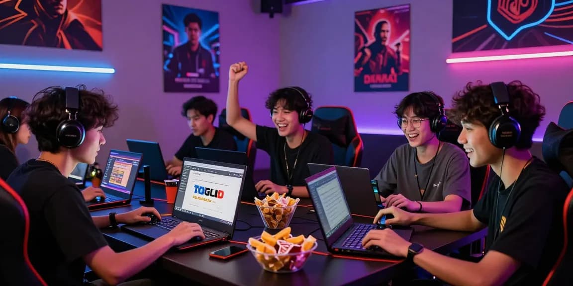 Platform Togel DIANA4D dengan pemain bersemangat dan suasana ceria.
