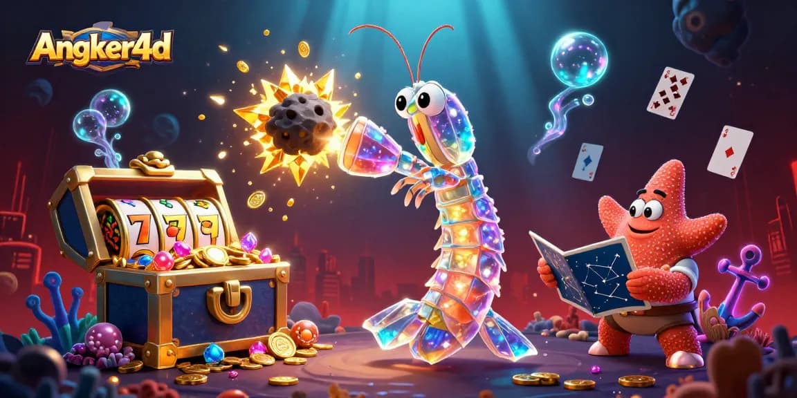 Angker4d menghadirkan samurai udang mantis beraksi dengan kekayaan jackpot saat bermain slot.