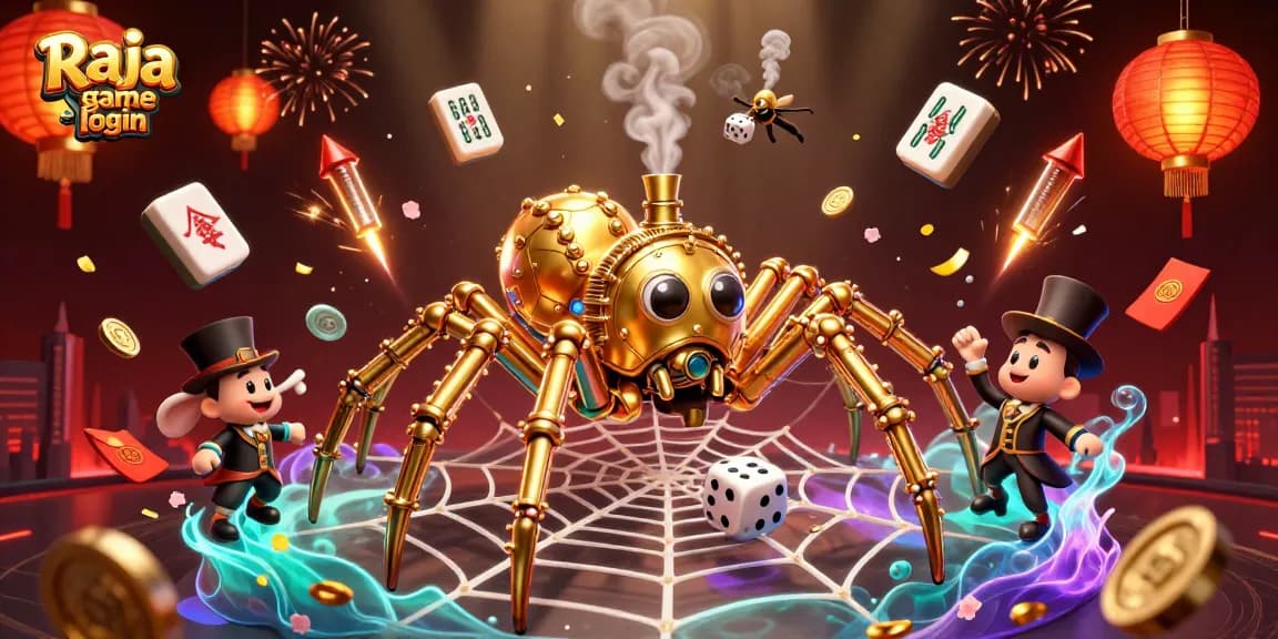 Experience the excitement of Raja game login with thrilling steampunk elements and vibrant gaming visuals.