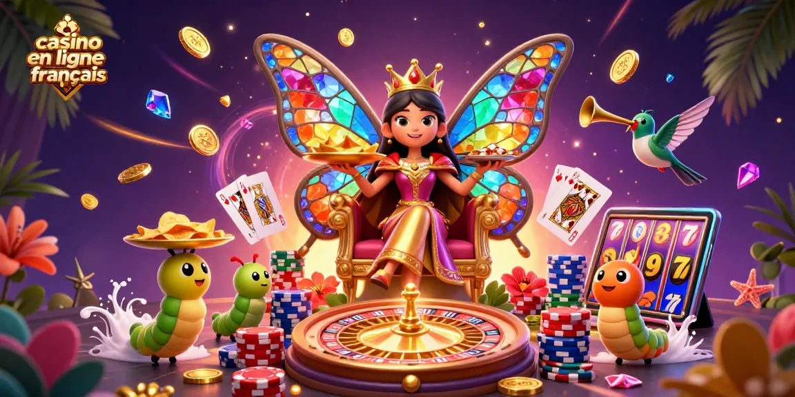 Profitez des jeux de casino en ligne français avec une ambiance festive et interactive.