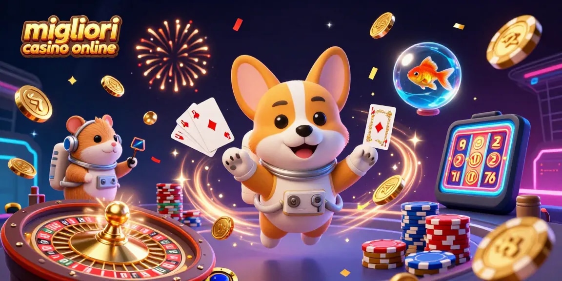 Scopri i migliori casino online con un corgi astronauta e un hamster mission control che danno vita al gioco.