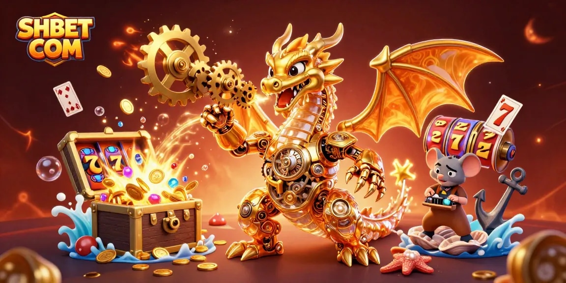 Win exciting jackpots with SHBET COM in an imaginative fantasy casino scene
