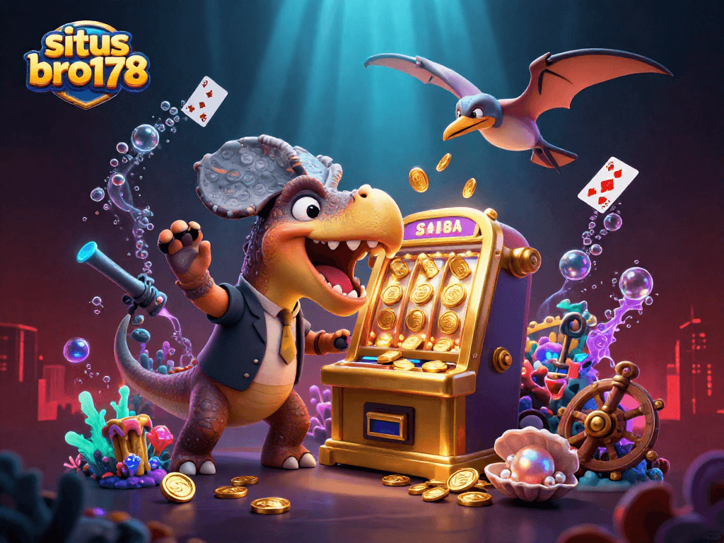 Gali keuntungan di situs bro178 dengan dinosaur dan jackpot yang berkilau!