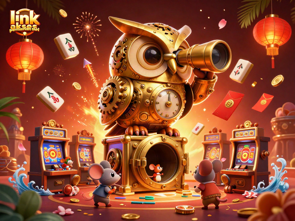 Menangkan link akses permainan slot dengan Mesin Slot yang menampilkan kucing berkolong emas