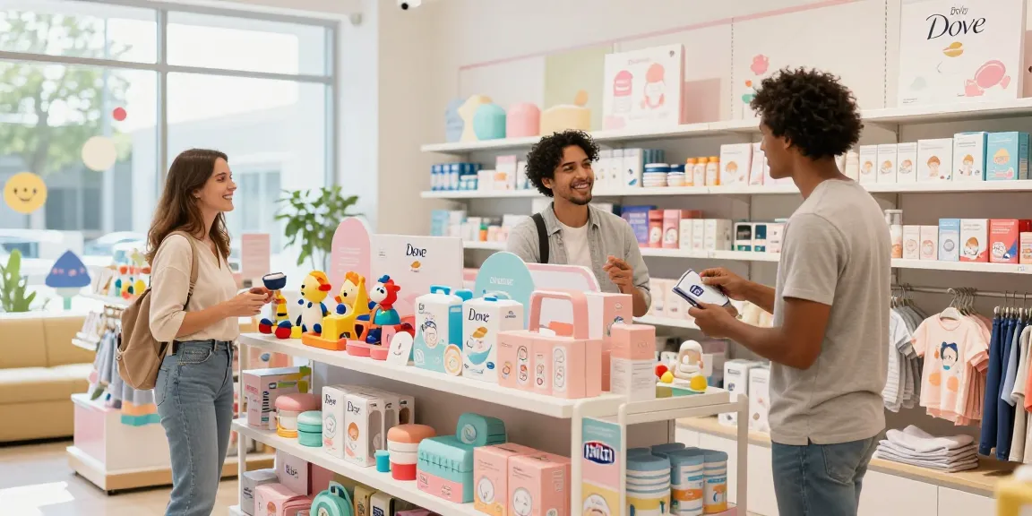 Shop for rokok 88 baby products in a vibrant retail setting, showcasing popular brands and an engaging experience.