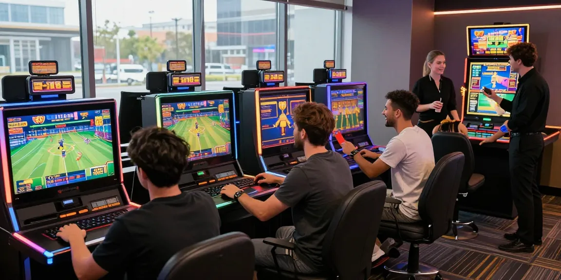 Diverse players enjoying various games at 鉅城娛樂城 with vibrant slot machines and live dealers.