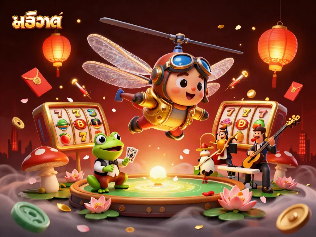 เล่นเกมสล็อตกับตัวละครที่น่ารักในคาสิโนลอยน้ำ สล็อตมอบความสนุก
