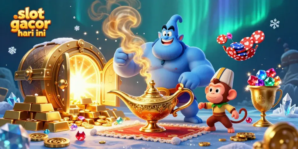 Experience exciting gaming at slot gacor hari ini with dynamic casino elements and colorful characters.