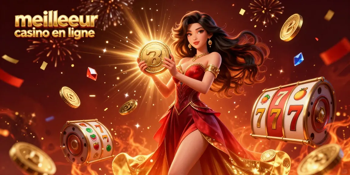 "Découvrez l'excitation du meilleur casino en ligne avec des rouleaux de machines à sous emblématiques, des célébrations vibrantes et des gains en or."