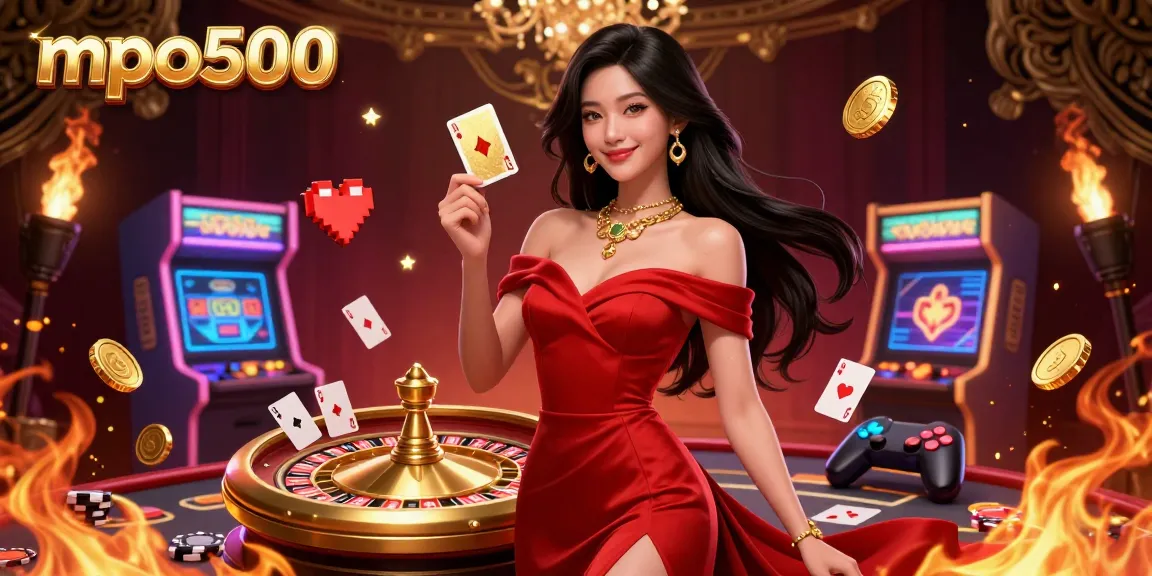 Win big at mpo500 with beautiful online casino games featuring roulette and arcade machines.