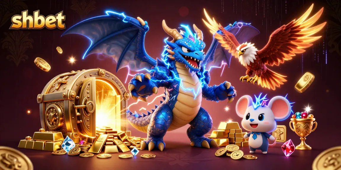 Experience thrilling gameplay at shbet with vibrant characters surrounded by treasures and excitement.