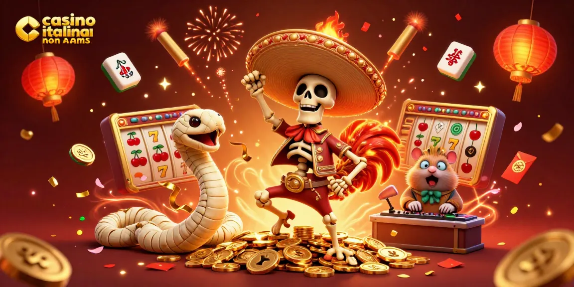 Scopri i simboli fortunati nei casino italiani non AAMS con l'incantevole danzatore e la musica coinvolgente.