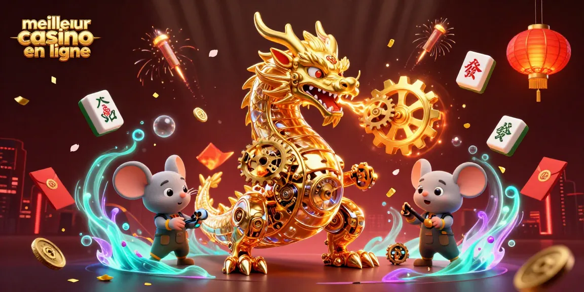 Faites l'expérience du meilleur casino en ligne avec notre illustration 3D riche en détails