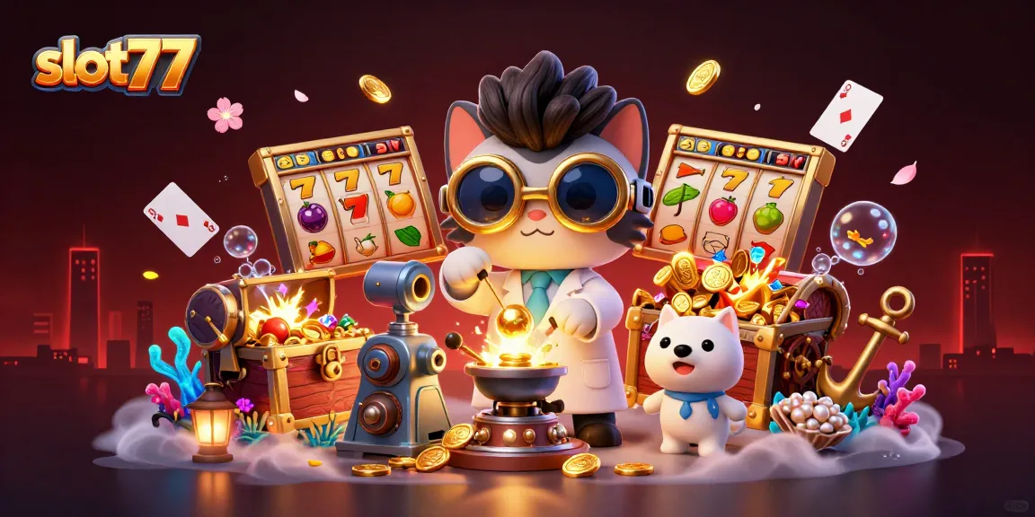 Engage with slot77 exciting gameplay featuring characters in a vibrant casino scene.