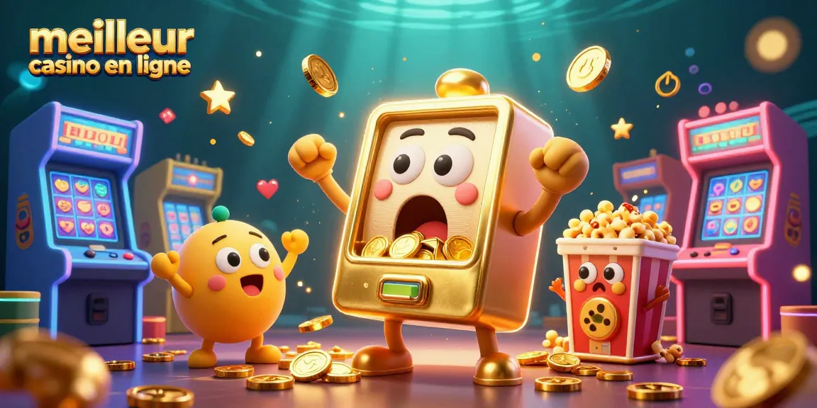 Gagnez avec le meilleur casino en ligne grâce à une machine à sous dorée qui fait exploser des pièces