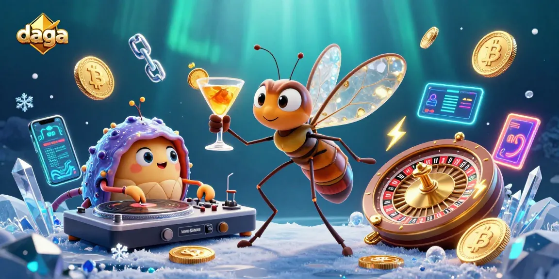 Engage in exciting gaming experiences at Daga with vibrant casino characters and elements.