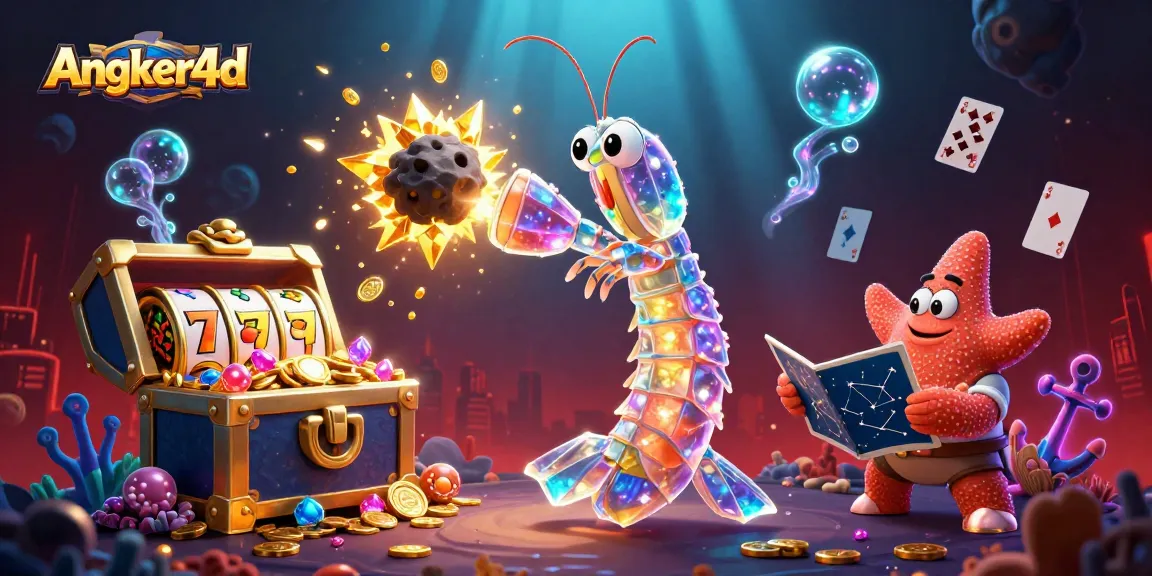 Angker4d menghadirkan samurai udang mantis beraksi dengan kekayaan jackpot saat bermain slot.
