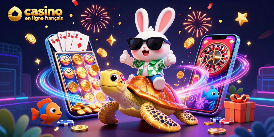 Plonger dans l'univers du casino en ligne francais avec des personnages colorés et des jeux animés.