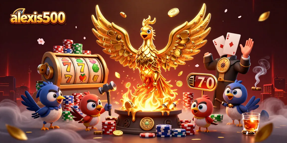 Experience the excitement of gambling with alexis500, featuring a vibrant online casino scene and dynamic game elements.