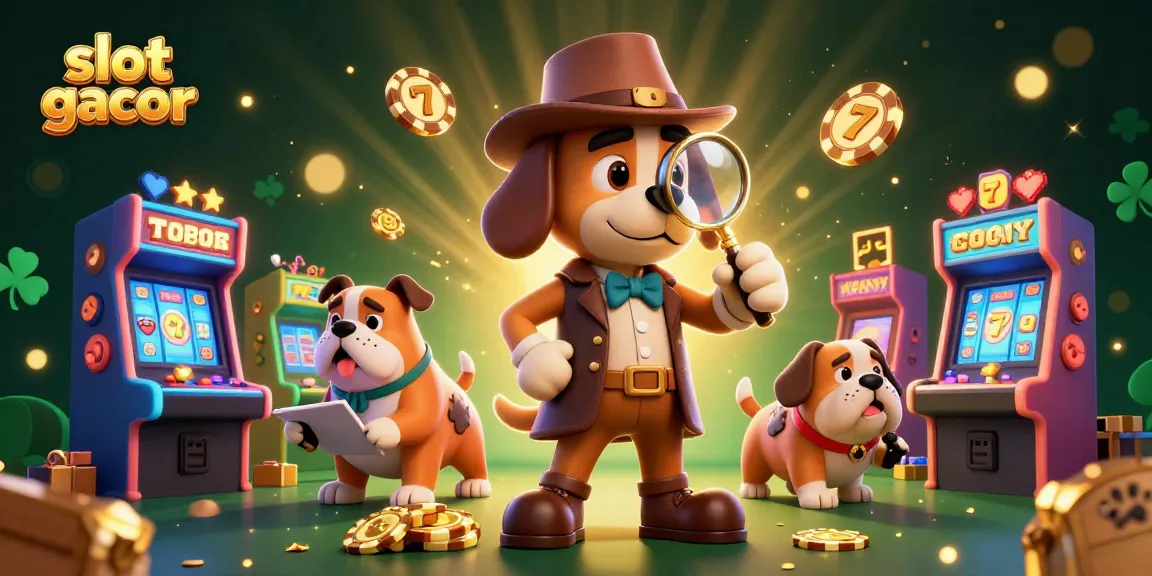 Engage with slot gacor adventures as a detective examines golden poker chips.