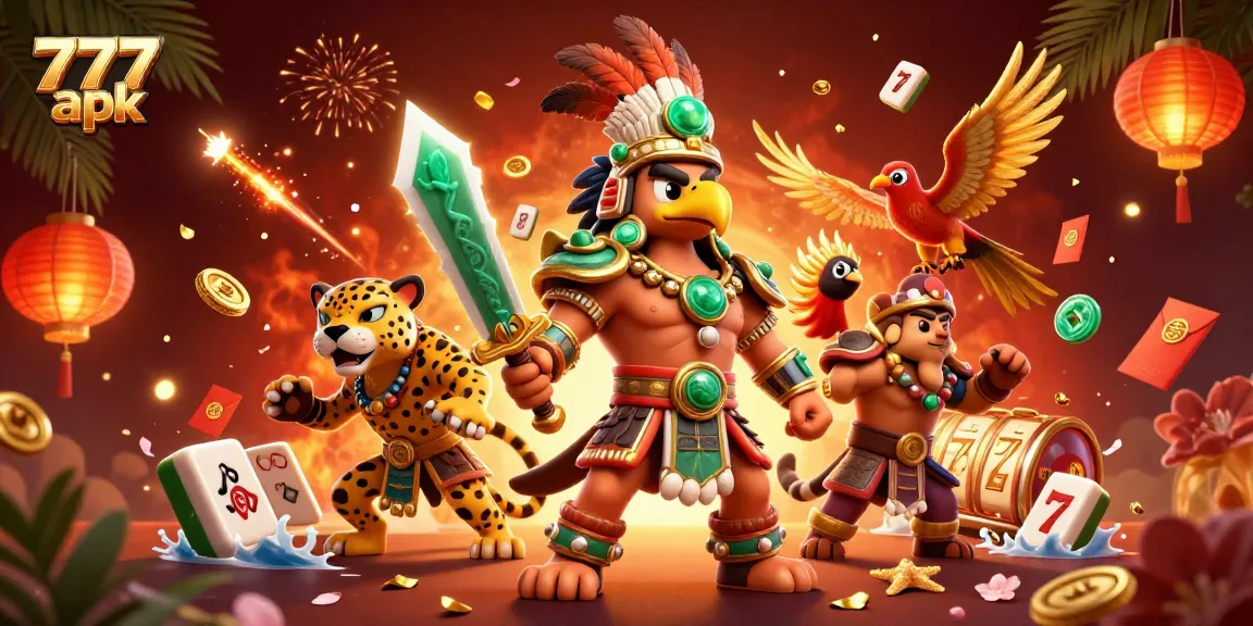 Spin the reels of 777 apk and experience the joy of winning with vibrant casino elements in a dynamic scene.