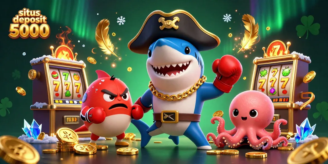 Experience the excitement of situs deposit 5000 slots with colorful characters and jackpot reels.