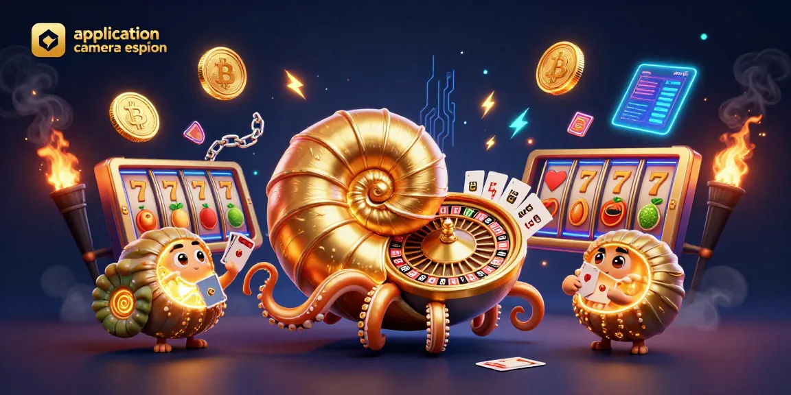 Détectez facilement les caméras cachées avec l'application caméra espion sur cet illustre visuel de casino dynamique.