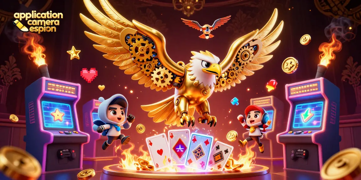 Application caméra espion détecte les caméras cachées avec des éléments de casino dynamiques.