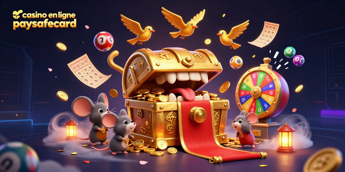 Jouer dans un casino en ligne paysafecard avec des richesses virtuelles et des éléments de jeu dynamiques.