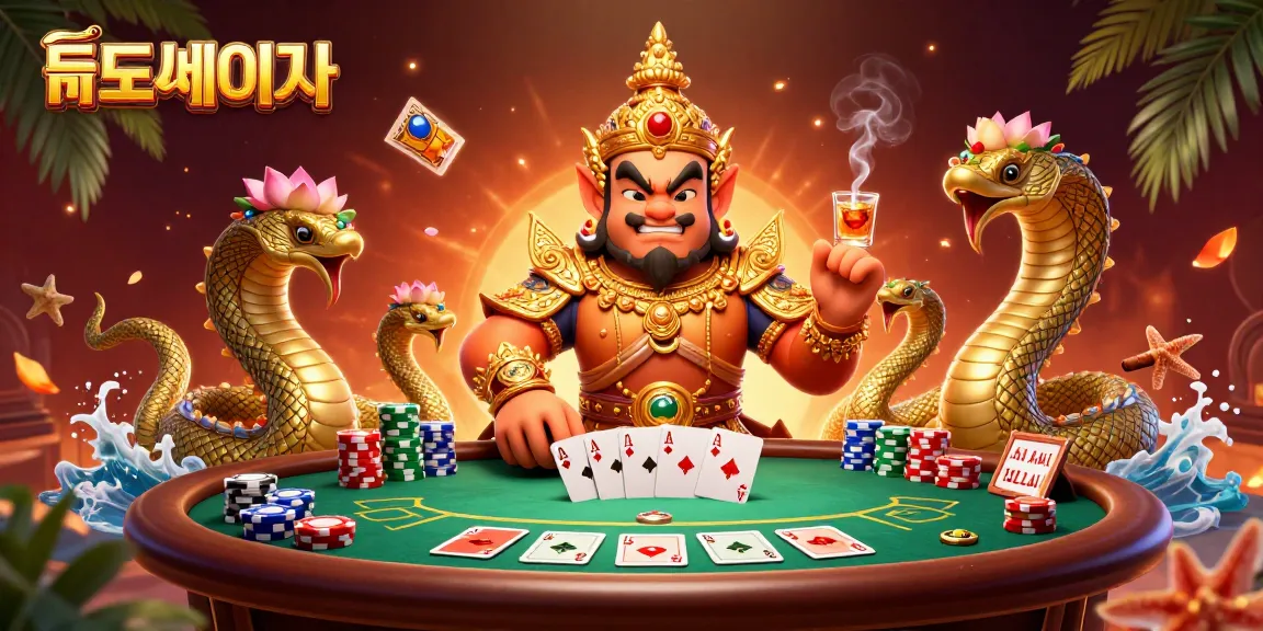 Engage with the finest 토토사이트 featuring vibrant casino elements and guardians in a dynamic setting.