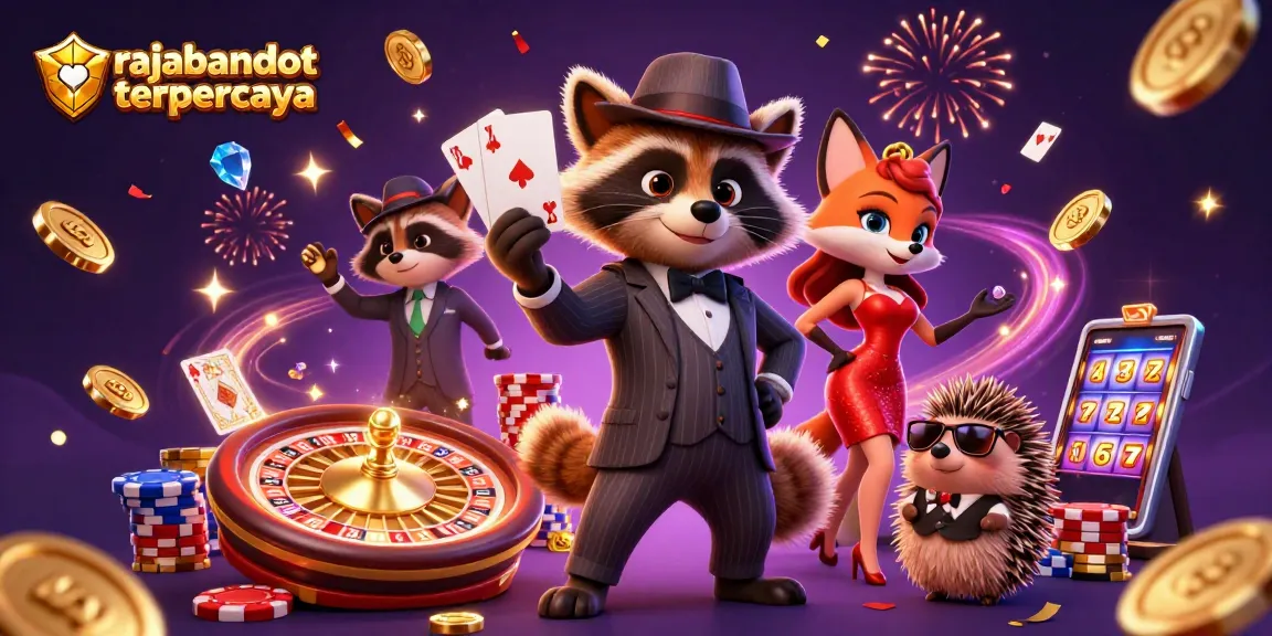 Experience the thrill of rajabandot terpercaya with vibrant casino characters and action-packed gaming elements.